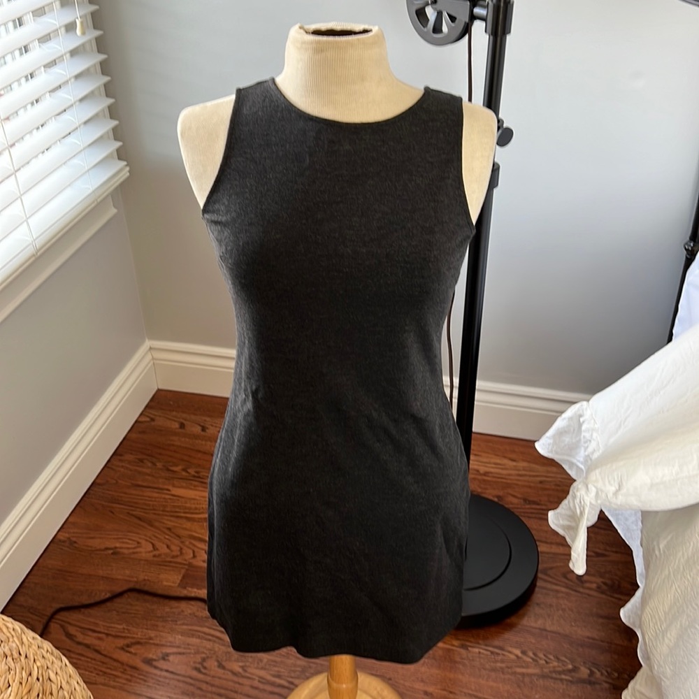 J crew gray jumper dress